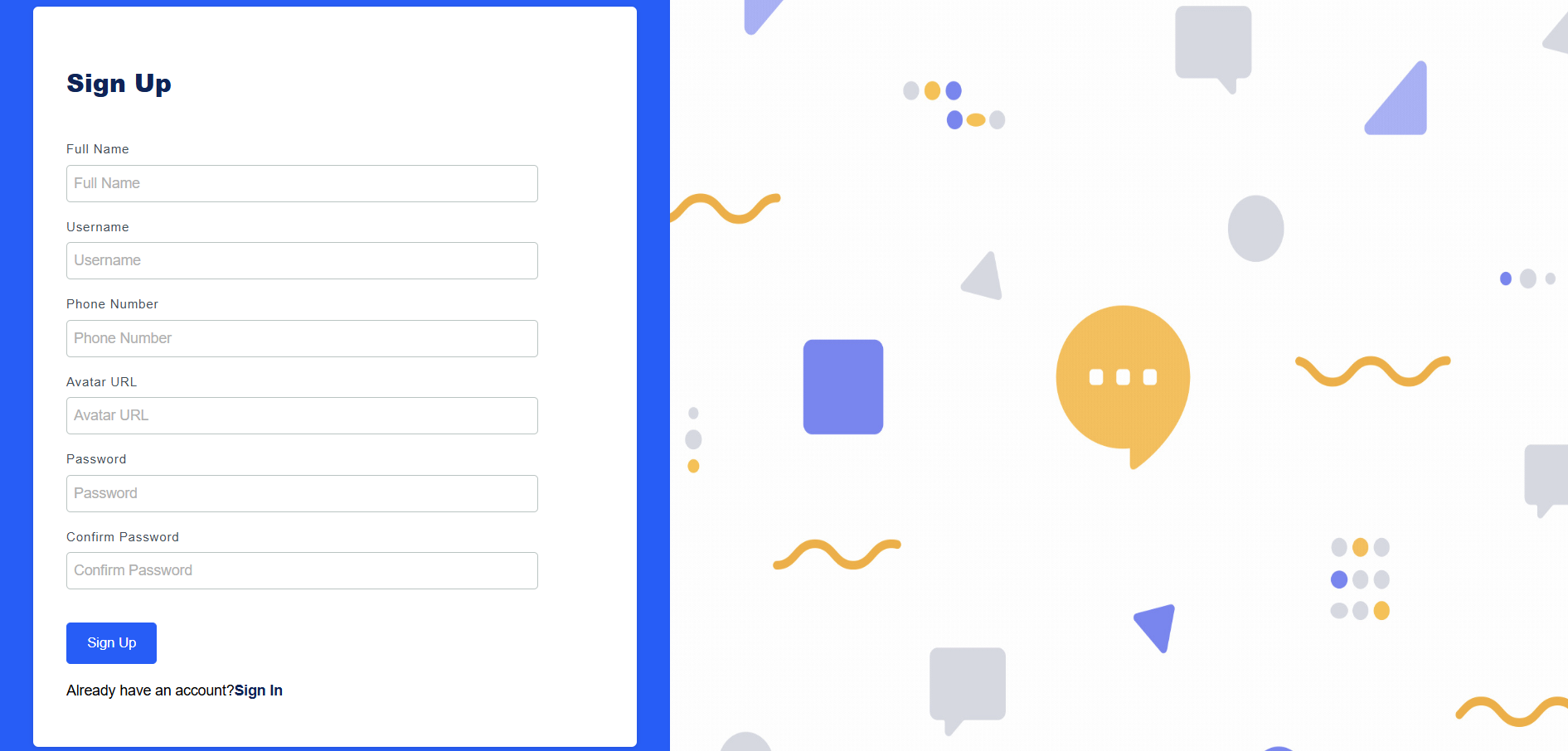 Screenshot of my project